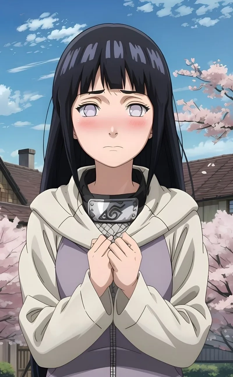 Kiểu tóc đặc trưng của Hinata Hyuga hair