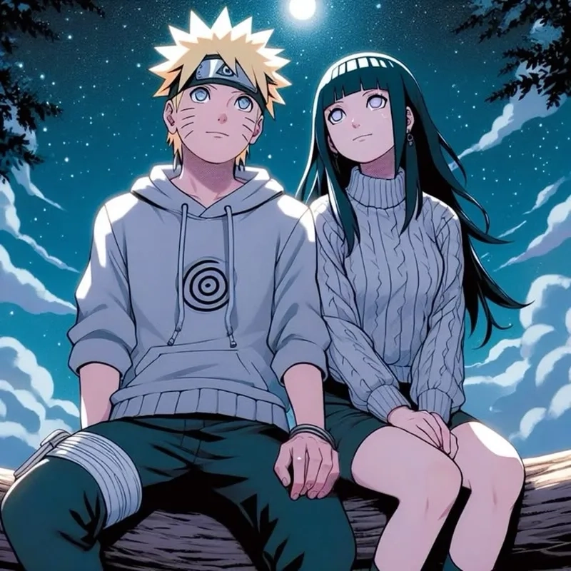 Cảnh tượng đẹp giữa Hình Naruto và Hinata