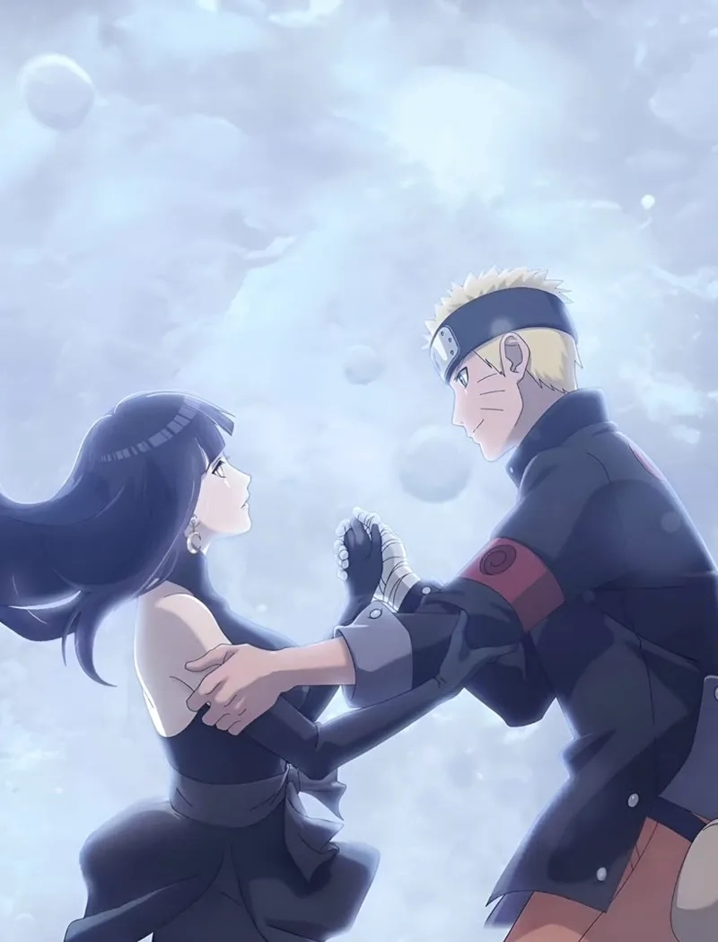 Hình ảnh đáng nhớ của Hình Hinata và Naruto