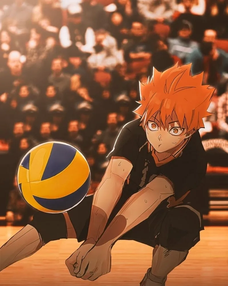 Hình ảnh ngây thơ đáng yêu của Hinata Shoyo Cute