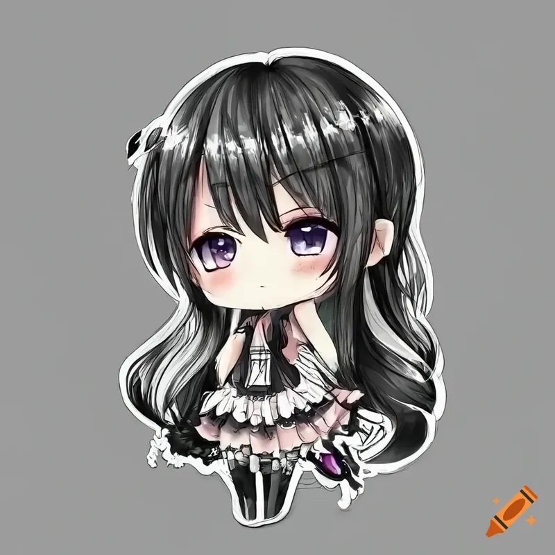 Dễ thương không lối thoát cùng hình ảnh anime dễ thương chibi