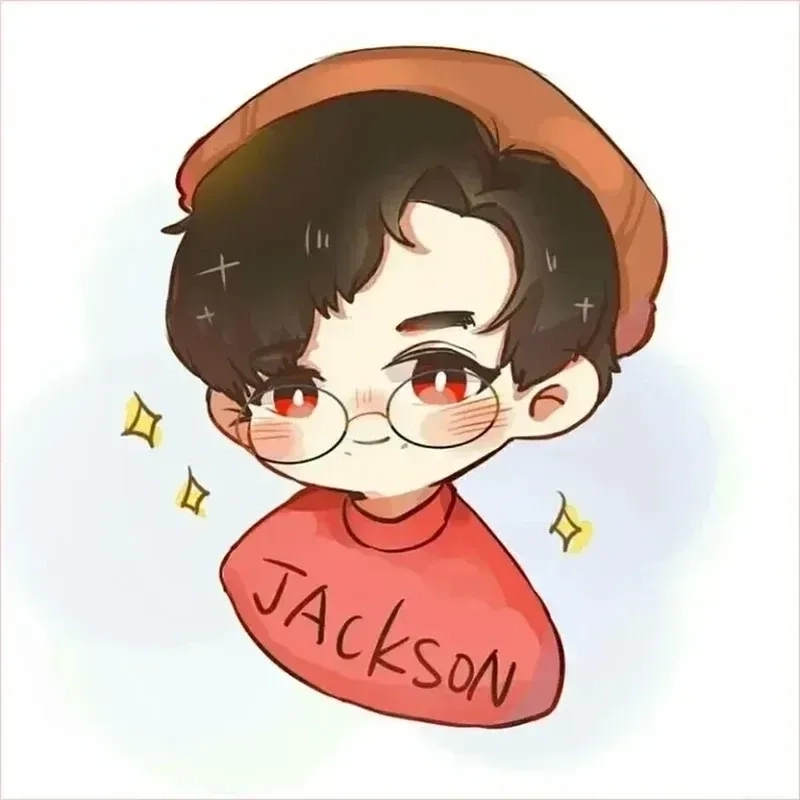 Hình ảnh chibi nam cute đơn giản lý tưởng để làm sticker dễ thương