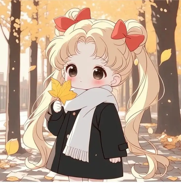 Ảnh anime cute chibi nữ tạo cảm hứng học tập và làm việc