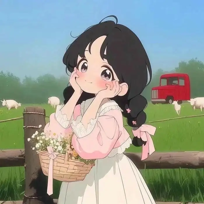 Ảnh anime nữ chibi ngầu có thần thái và ánh nhìn lạnh lùng