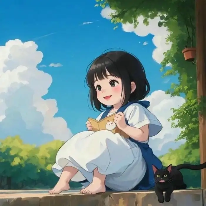 Hình chibi ngầu nữ có phong cách mạnh mẽ nhưng vẫn dễ thương