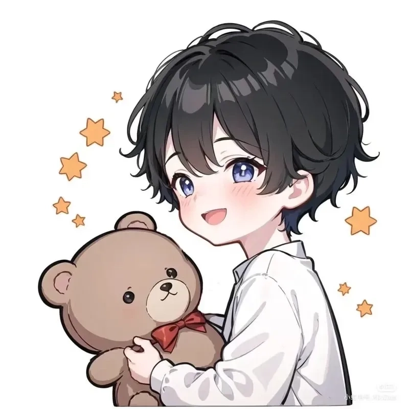 Ảnh anime cute chibi nam cực xinh cho tín đồ yêu phong cách Nhật