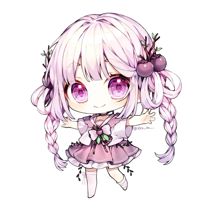 Tải ngay hình ảnh chibi nữ cute đơn giản mà vẫn siêu cuốn hút