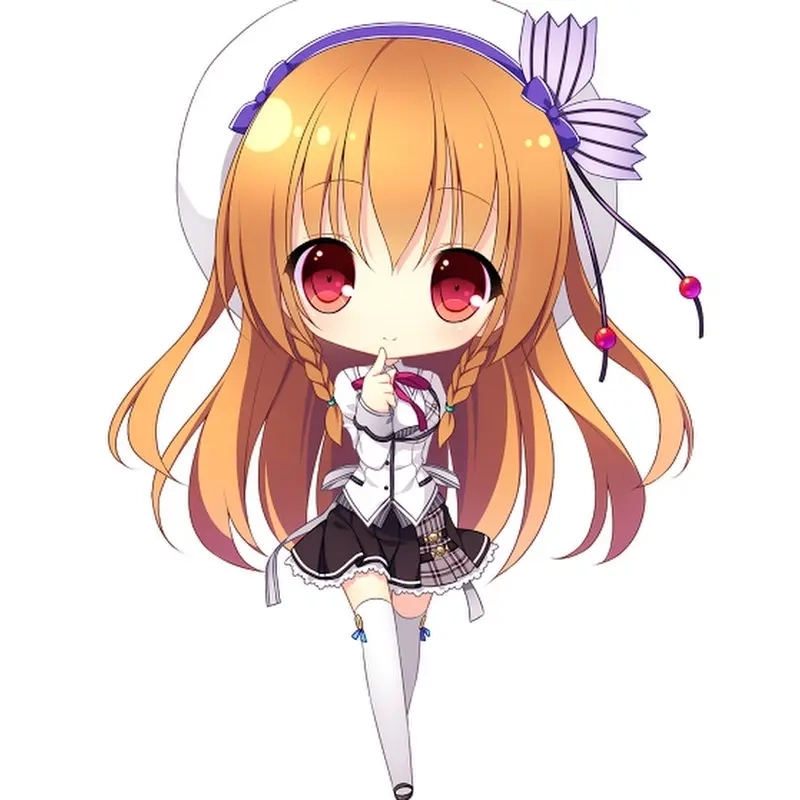 Tô điểm màn hình với hình nền cute anime chibi dễ thương
