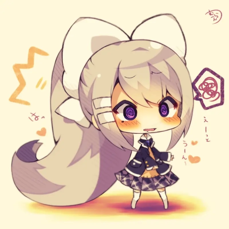 Gây thương nhớ với ảnh nền cute chibi đầy màu sắc