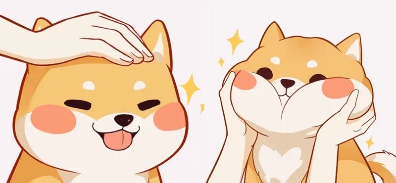 Góc cute khó cưỡng đến từ hình nền chó shiba chibi
