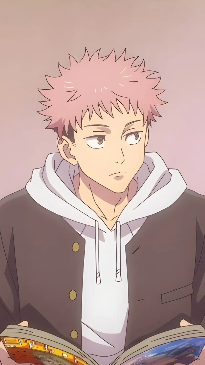 Itadori cute với biểu cảm dễ mến