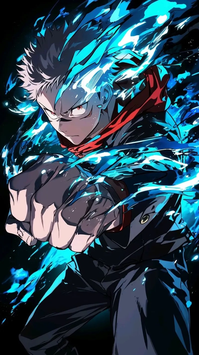 Yuji Itadori anime với các trận chiến kịch tính