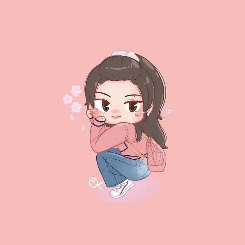 Hướng dẫn ảnh jennie chibi dễ vẽ cho người mới bắt đầu
