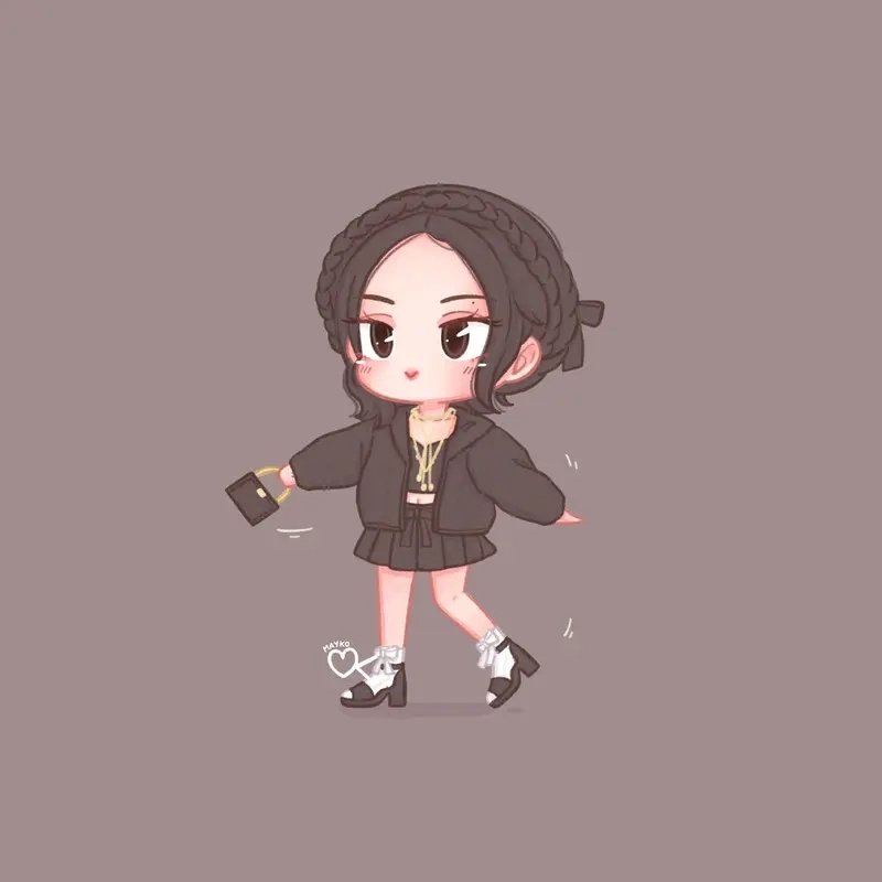 Tổng hợp hình jennie chibi dễ thương cho bộ sưu tập của bạn