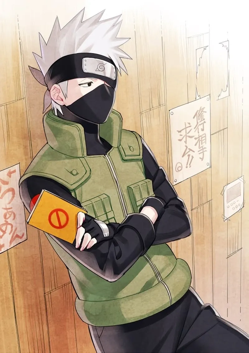 Hình Kakashi ngầu với tạo hình mạnh mẽ và ấn tượng khó quên