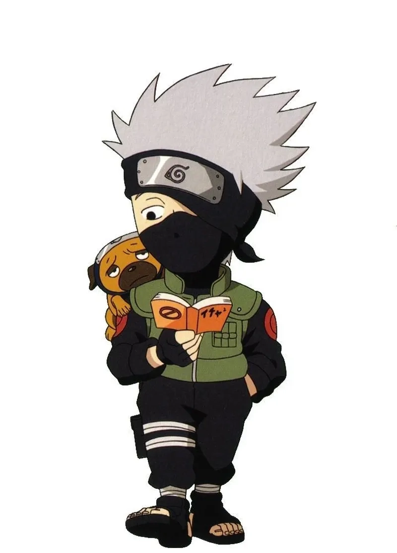 Hatake Kakashi chibi biểu tượng sự kết hợp hài hòa giữa dễ thương và ngầu