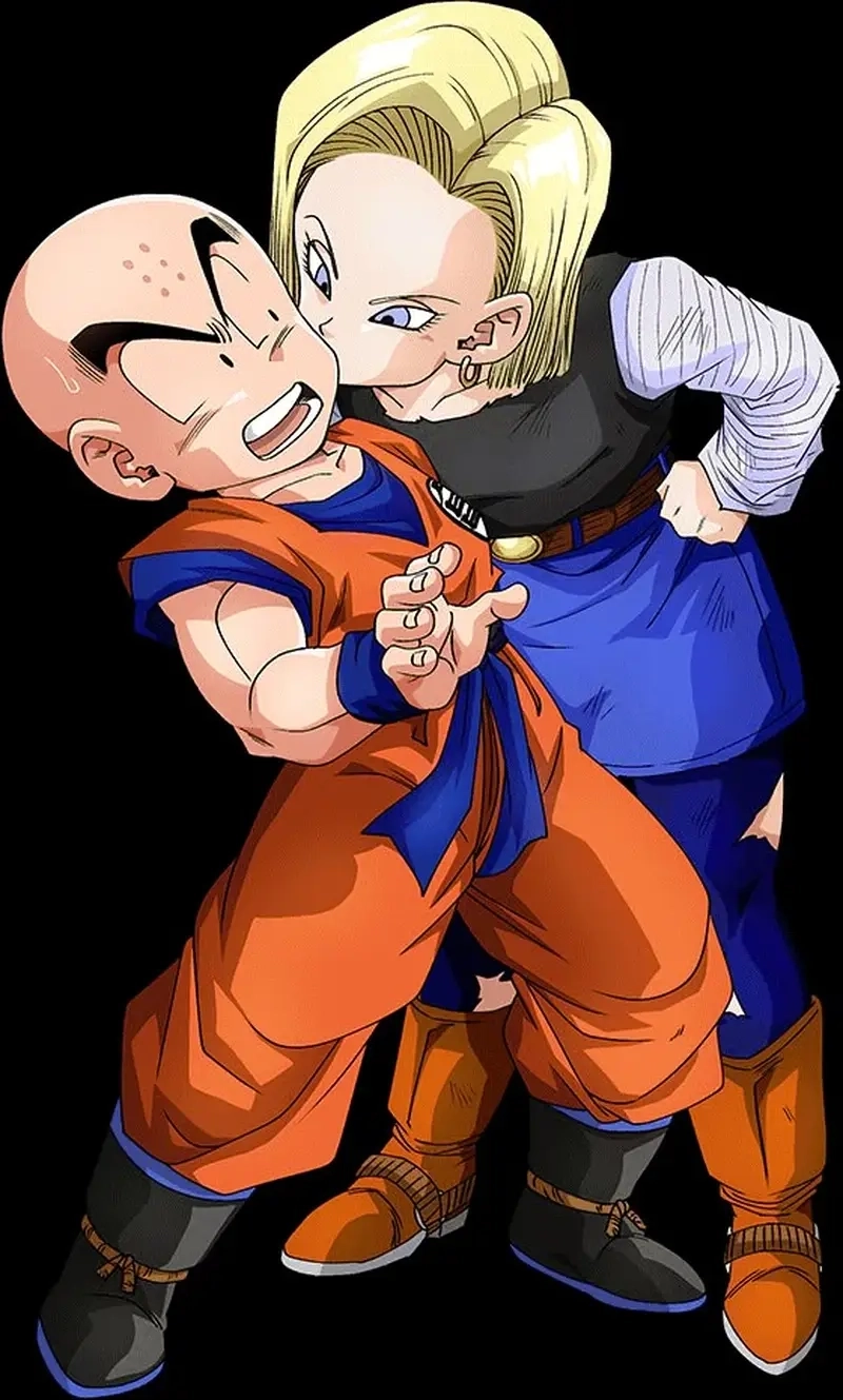 Câu chuyện tình cảm ngọt ngào giữa Krillin 18