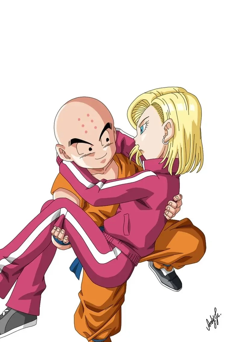 Tình yêu đặc biệt giữa Android 18 And Krillin làm xúc động người xem