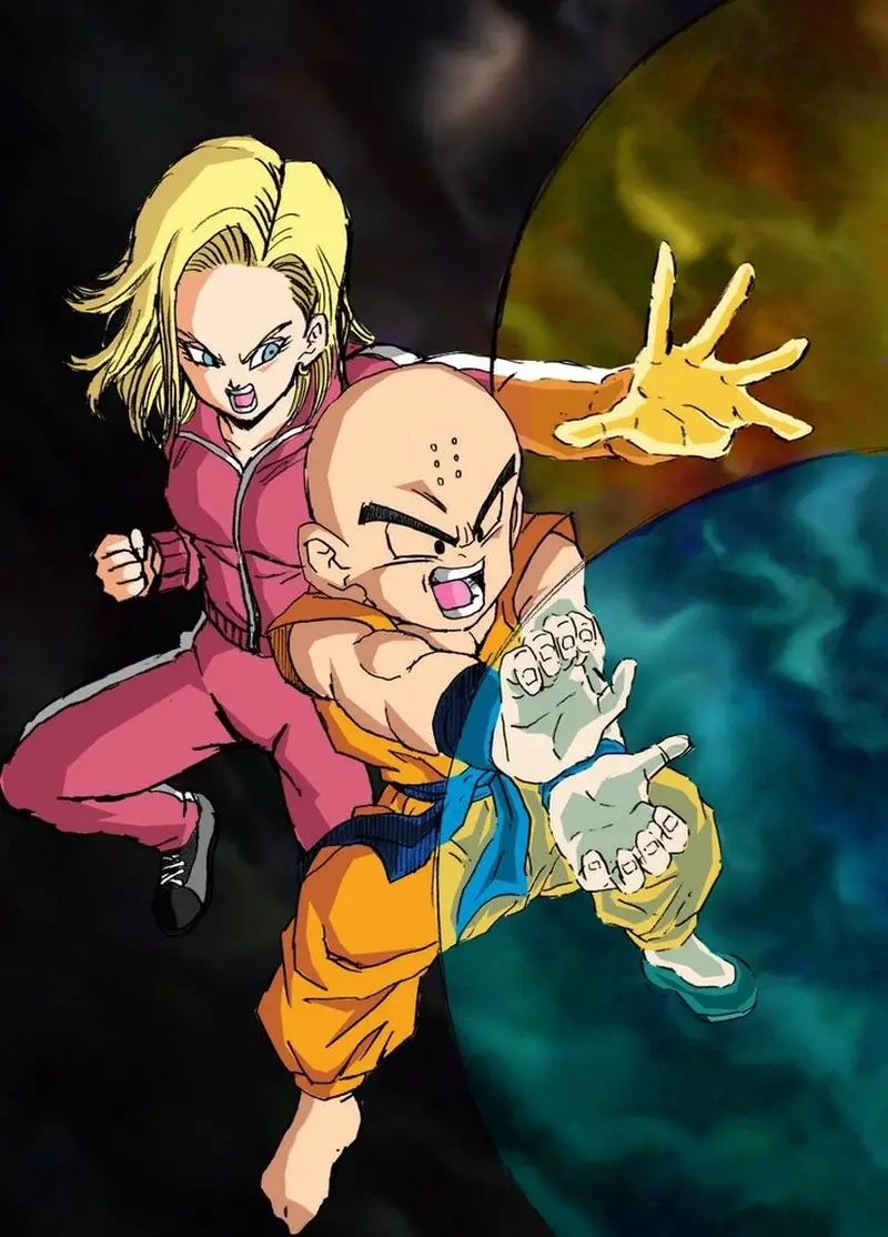 Hành trình từ kẻ thù thành đôi của Krillin And Android 18