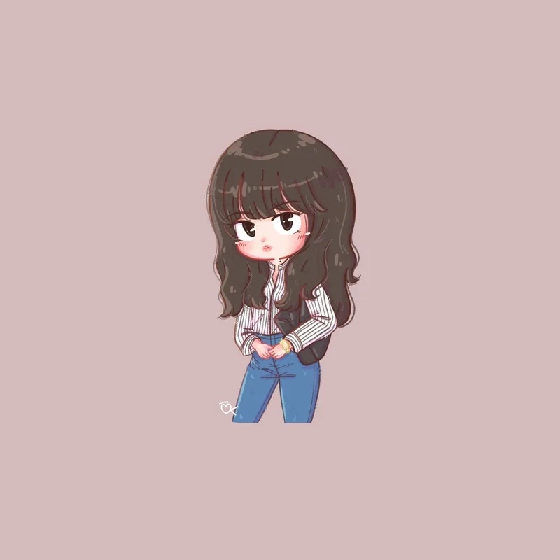 Hướng dẫn blackpink lisa chibi drawing từng bước với bút chì