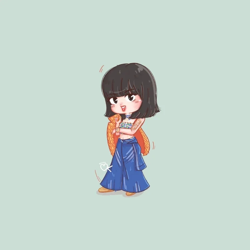 Học vẽ lisa blackpink chibi với những bước dễ hiểu và sinh động