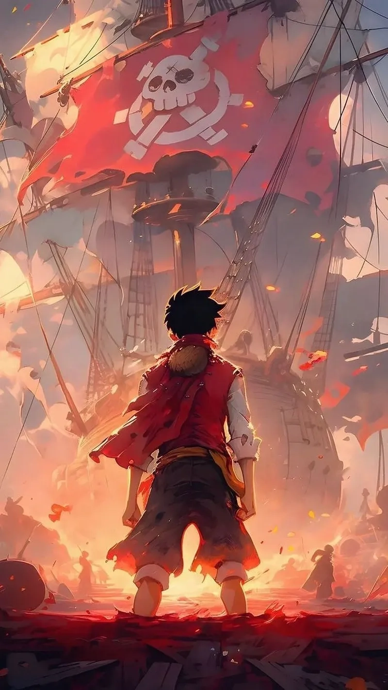 Ảnh nền chất lượng cao từ One Piece wallpaper Luffy
