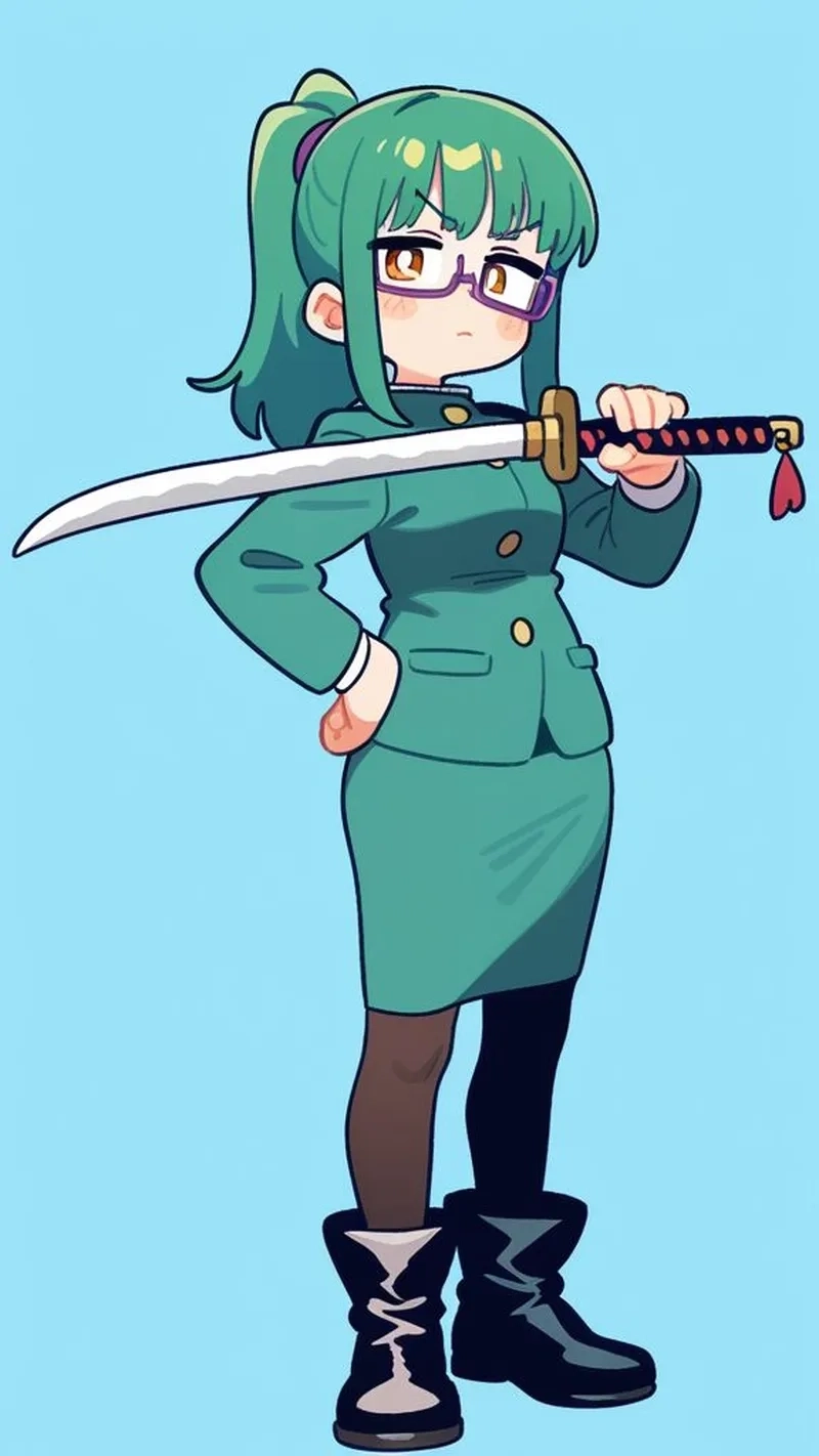 Bản vẽ Maki chibi manga ngọt ngào được fan yêu thích