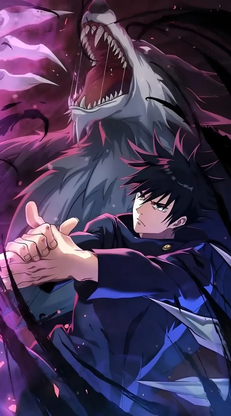 Megumi fushiguro với ánh nhìn sâu thẳm khiến fan mê mẩn