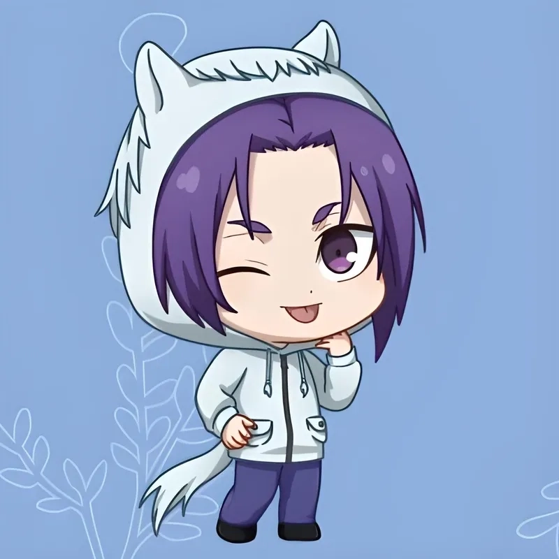 Reo Mikage chibi phiên bản đáng yêu pha chút kiêu kỳ đặc trưng