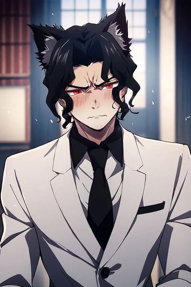 Ảnh Muzan với thần thái lạnh lùng và quyền uy