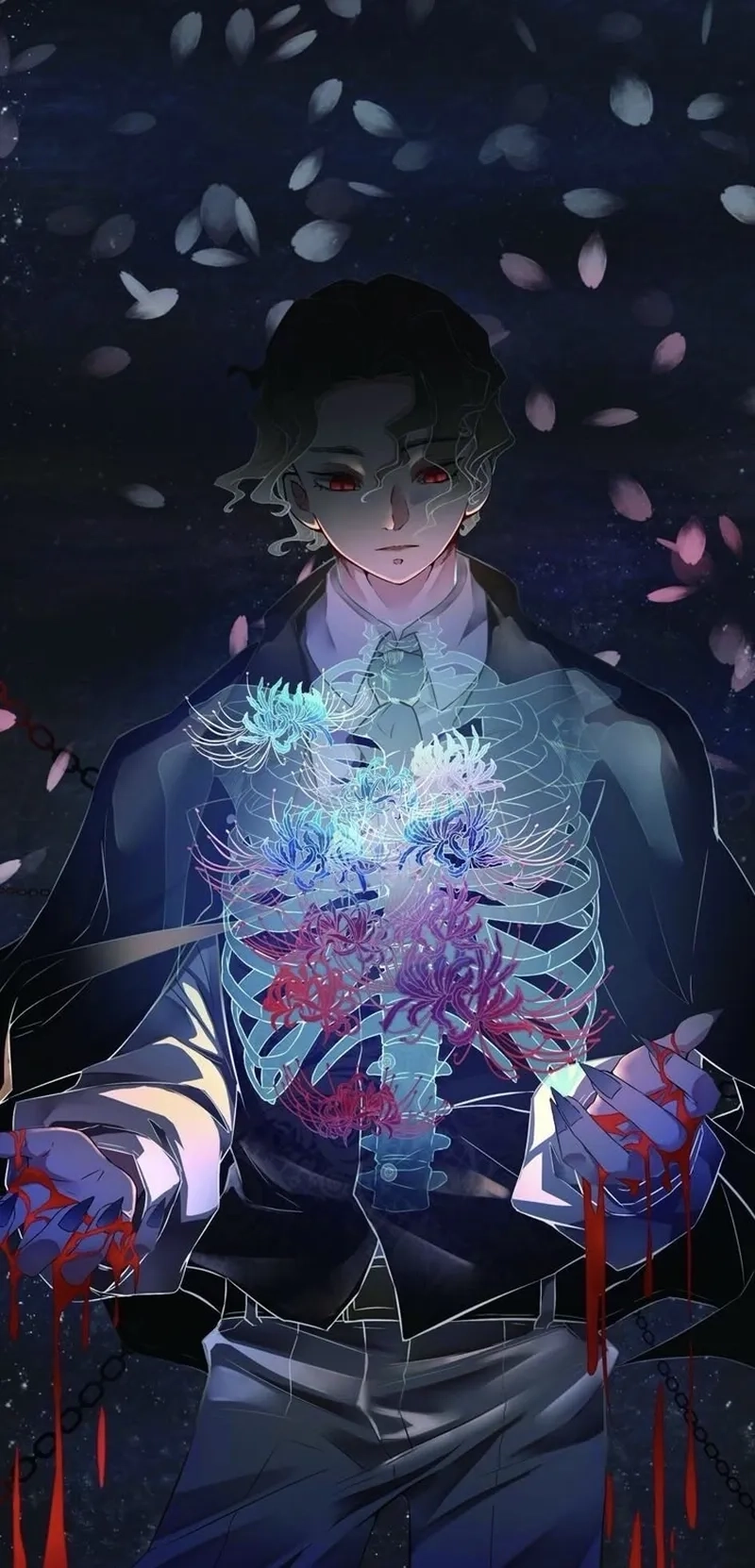 Demon Slayer Kibutsuji Muzan mang đến cảm giác chết chóc