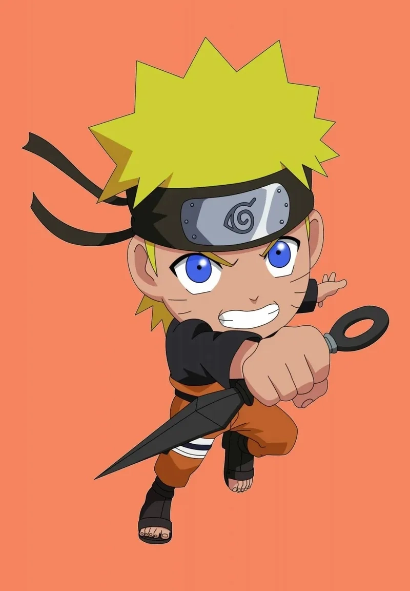 Phiên bản dễ thương thu hút từ Chibi Naruto