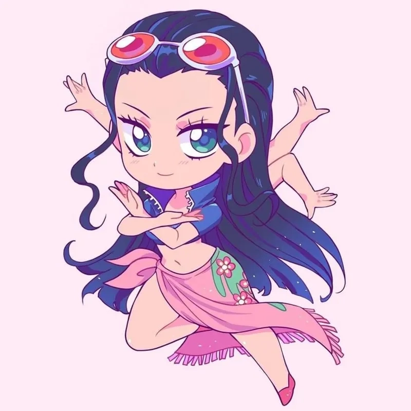 Phiên bản dễ thương cực xinh của Nico Robin chibi