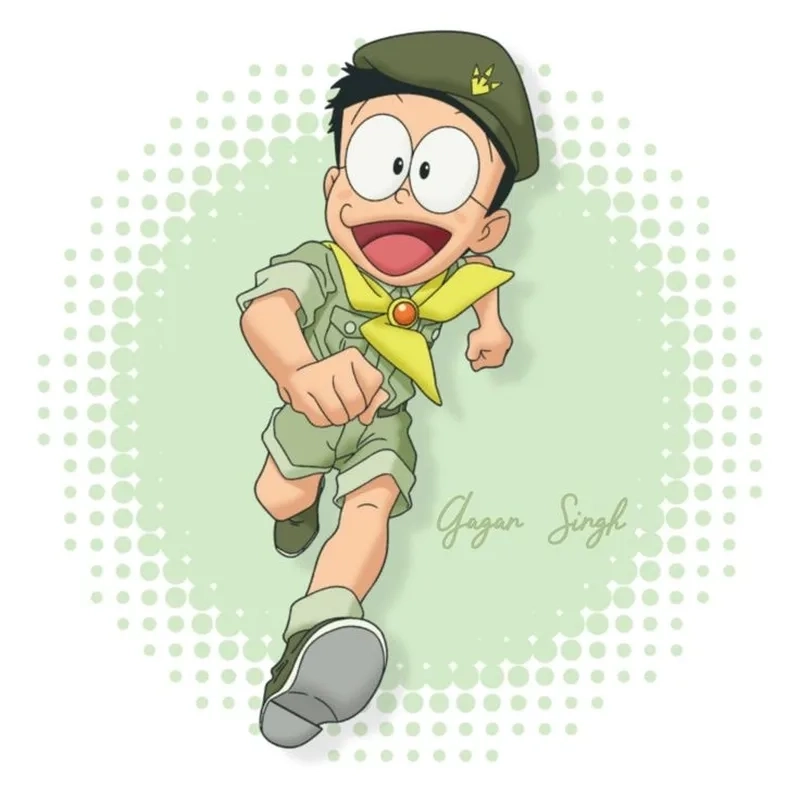 Tuyển chọn hình Nobita cute với biểu cảm siêu dễ thương
