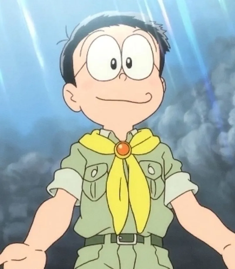 Trang trí thiết bị bằng hình nền Nobita cute ngộ nghĩnh