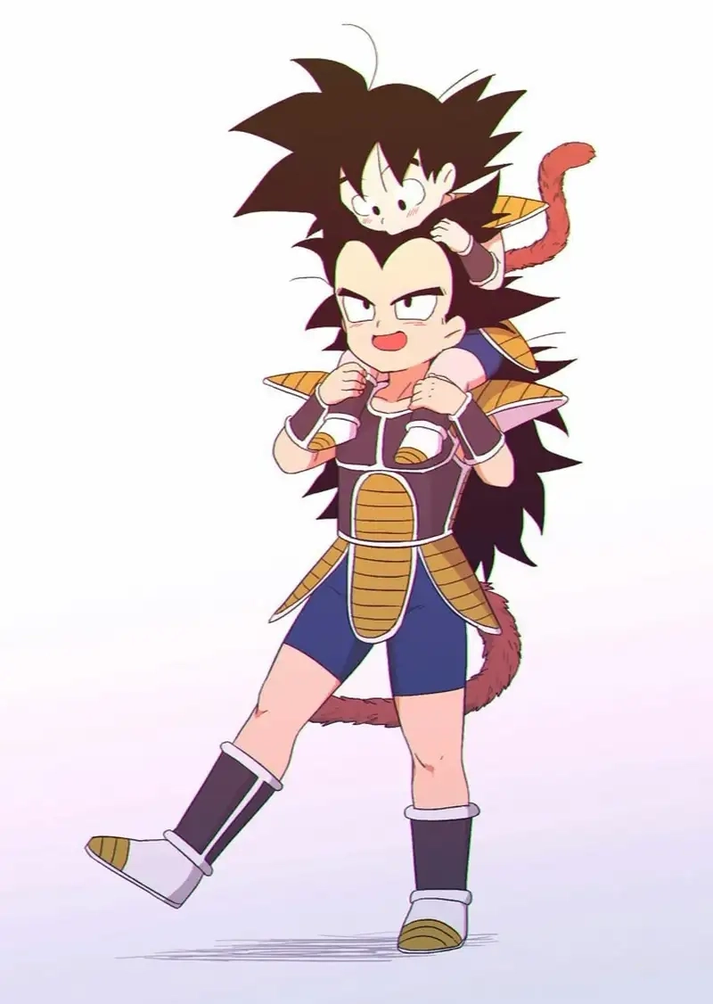 Kẻ thù đầu tiên của Goku chính là Goku vs Raditz