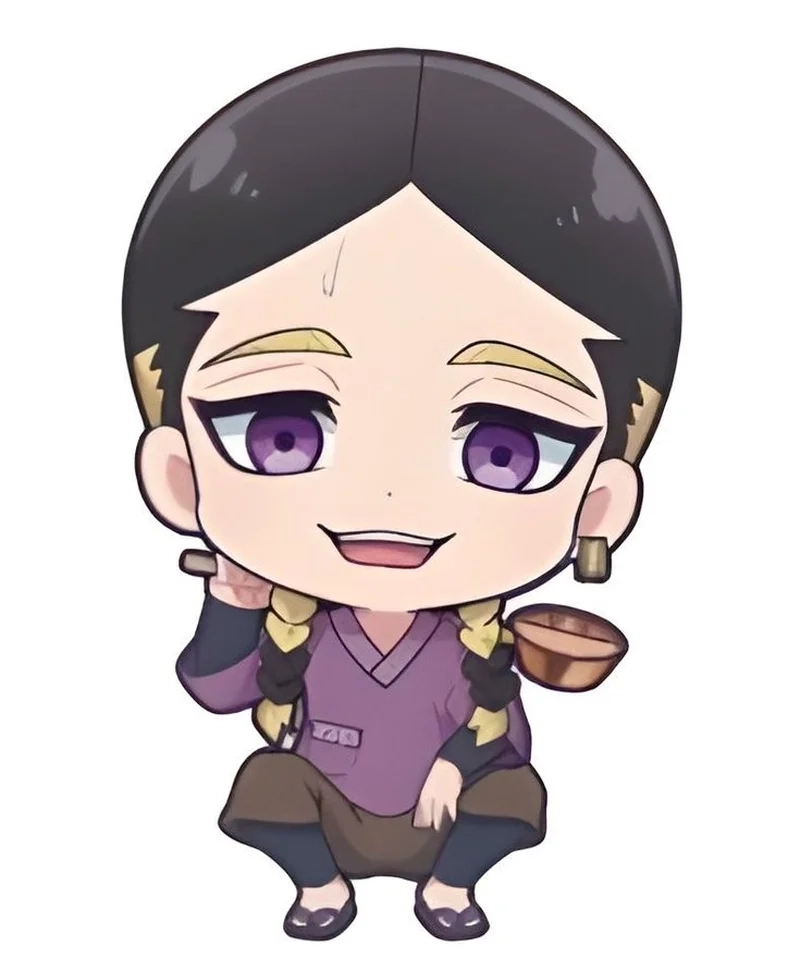 Fanart Haitani Ran chibi với tạo hình cực ngộ nghĩnh