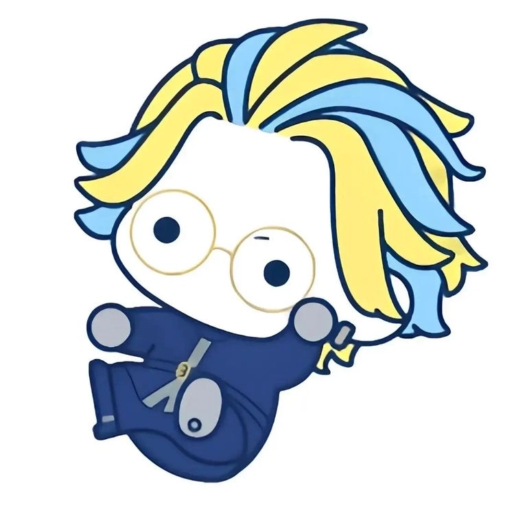 Rindou Haitani chibi với biểu cảm siêu ngộ nghĩnh