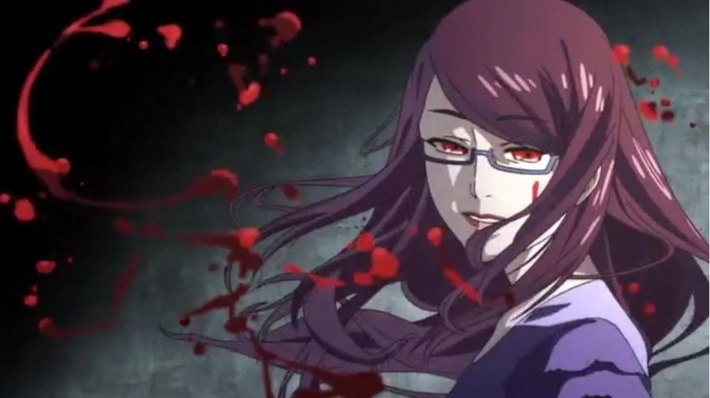 Rize Kamishiro eyes ánh mắt đặc trưng thể hiện sức mạnh và bí ẩn