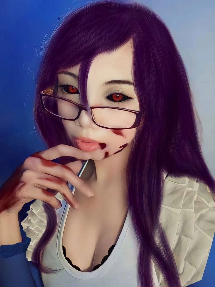 Tokyo Ghoul Rize Kamishiro cosplay được đánh giá cao về độ chính xác