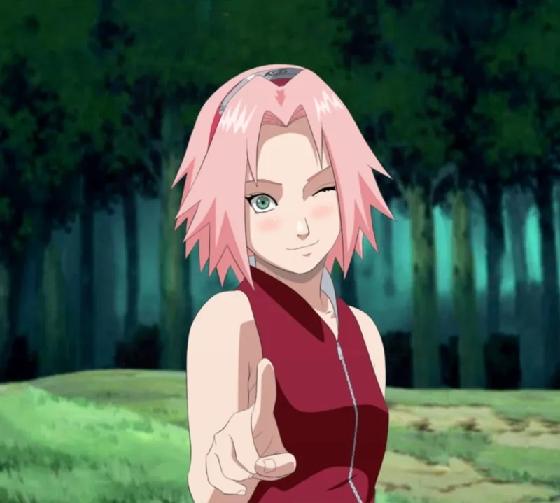Khoảnh khắc duyên dáng trong Sakura Haruno kimono
