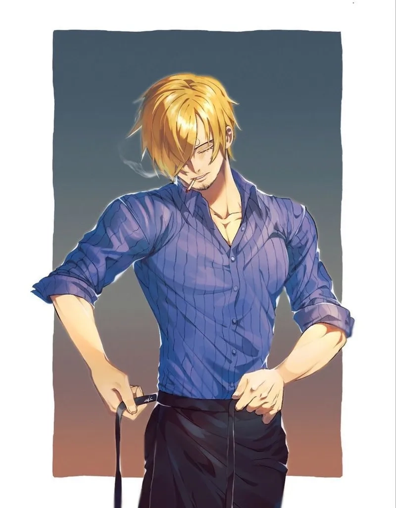 Anh chàng đầu bếp nổi bật chính là Sanji One Piece