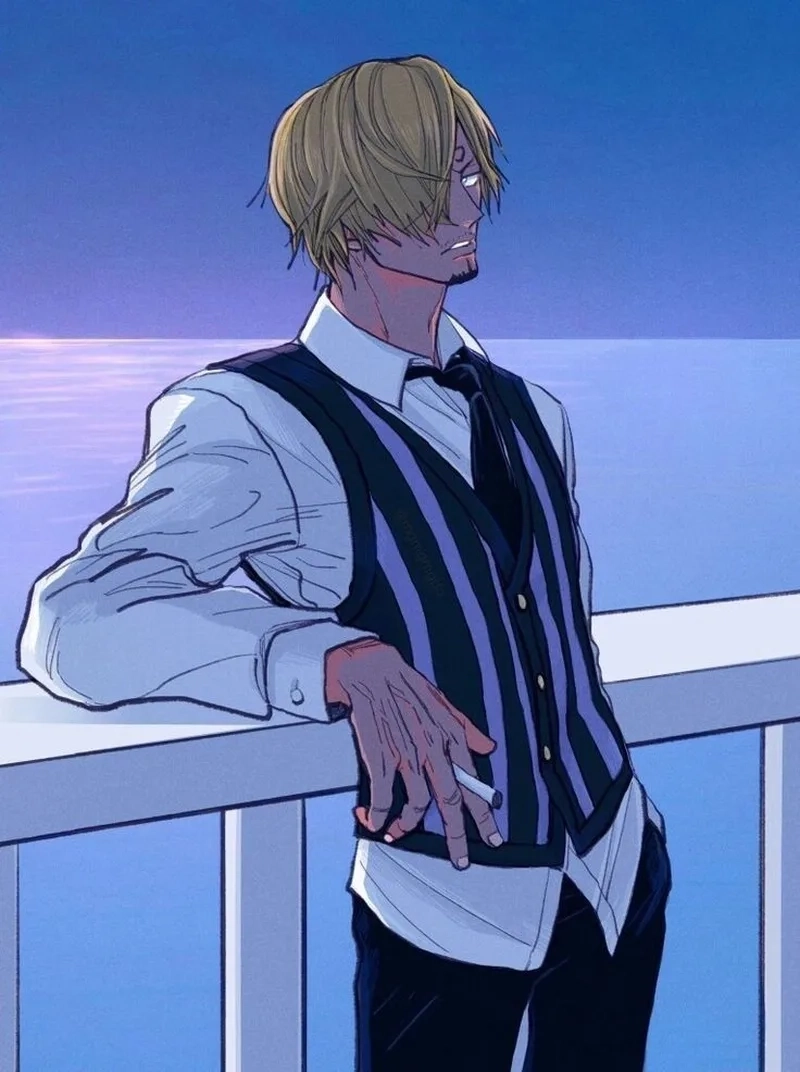 Tạo hình cổ điển quen thuộc của Sanji trước timeskip