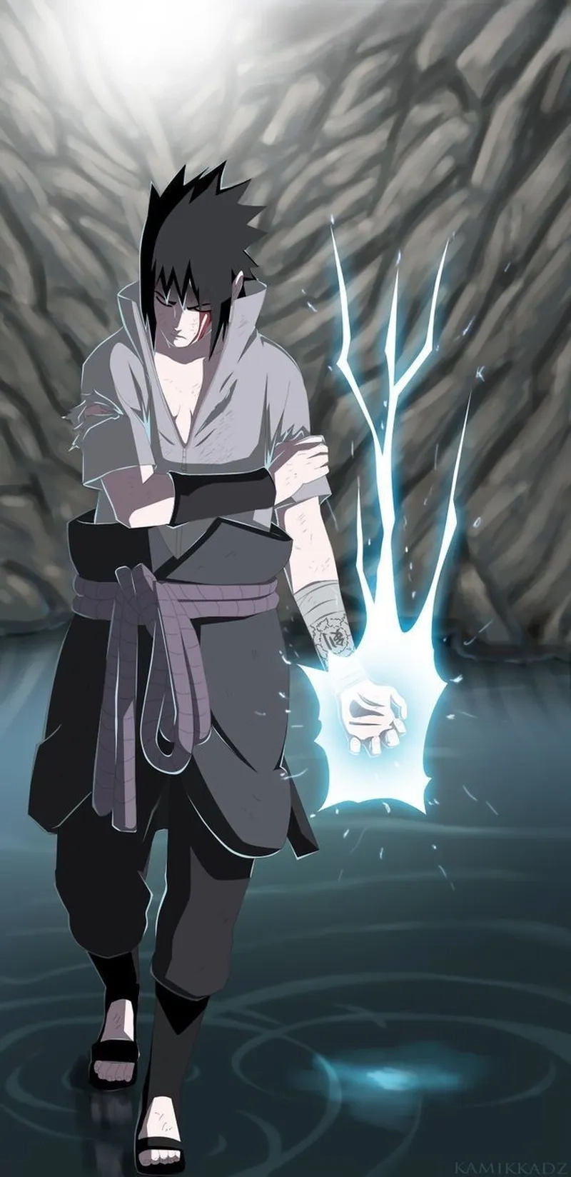 Sasuke ngầu thể hiện cá tính và sức mạnh mãnh liệt của nhân vật