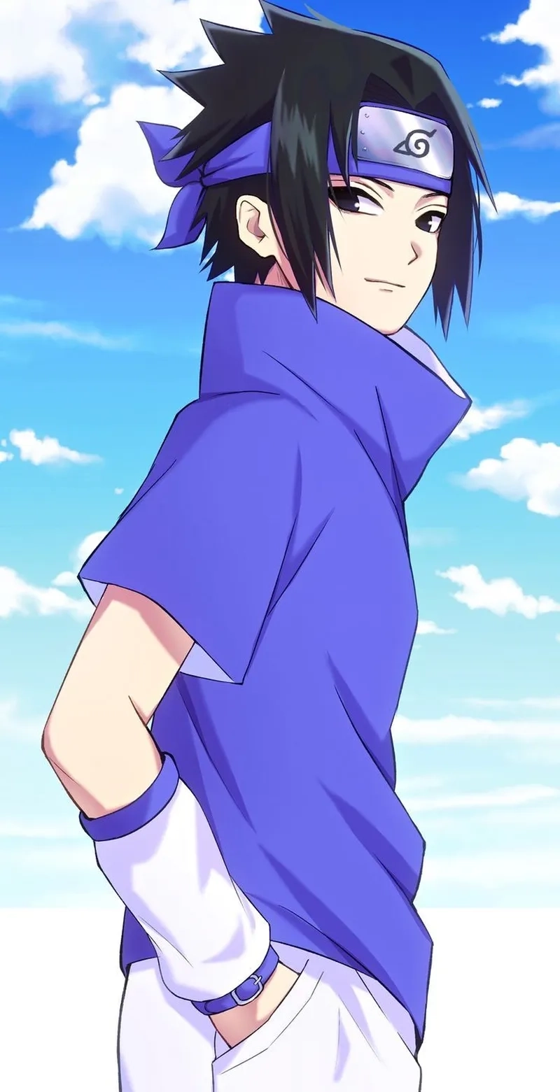 Hình ảnh ấn chú Sasuke độc đáo với thiết kế chi tiết đầy ma thuật