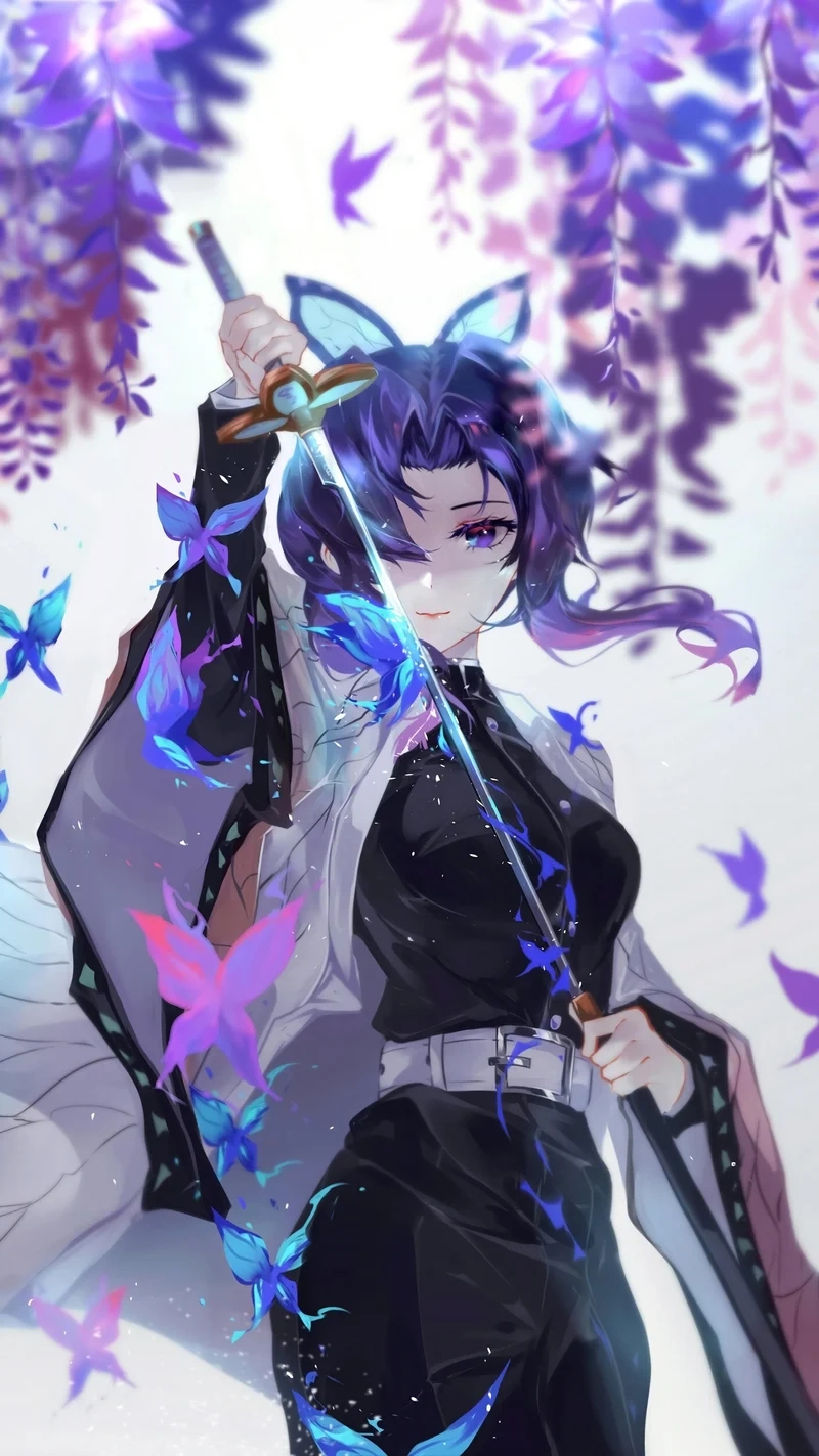 Shinobu Kimetsu luôn giữ nụ cười nhưng cực mạnh