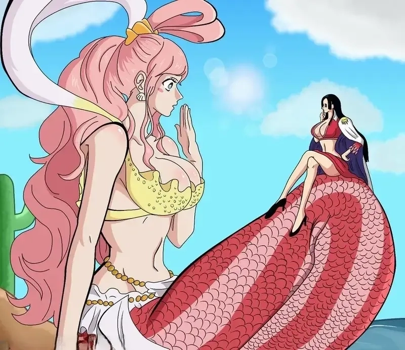 Mối quan hệ dễ thương giữa Luffy X Shirahoshi gây xúc động