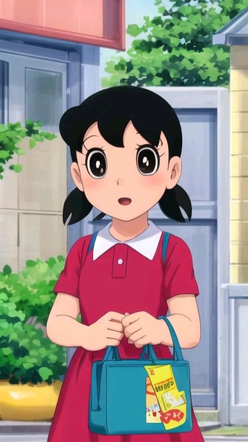 Đặt ngay hình nền Shizuka cute làm avatar hoặc ảnh điện thoại
