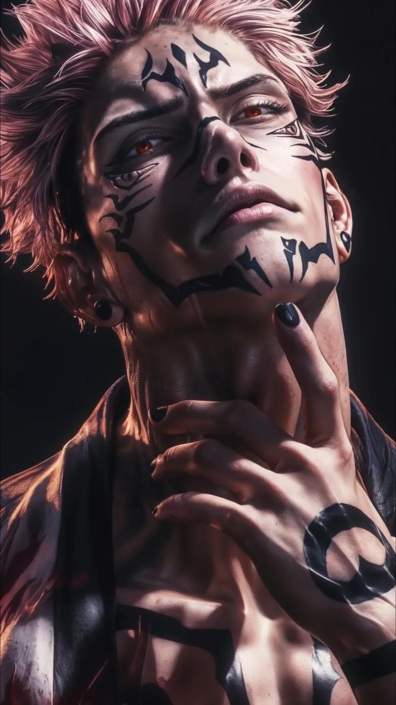 Kiểu tóc đặc trưng Sukuna hairstyle mang đậm dấu ấn riêng