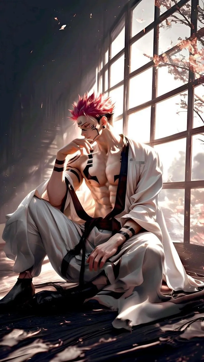 Mẫu Sukuna drawing easy dễ vẽ cho người mới bắt đầu